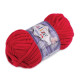 Knitted chenille yarn alize velluto 100 g - Red (1 Piece)