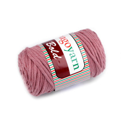 Włóczka spaghetti bold 250 g do rozczesania - Stary róż jasny (1 Sztuka)