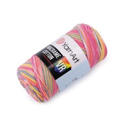 Włóczka macrame cotton 250 g - Różowy (1 Sztuka)