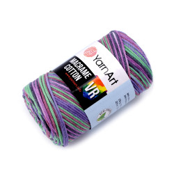Knitting yarn macrame cotton 250 g - Violet (1 Piece)
