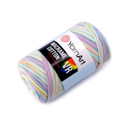 Włóczka macrame cotton 250 g - Niebieski anielski (1 Sztuka)