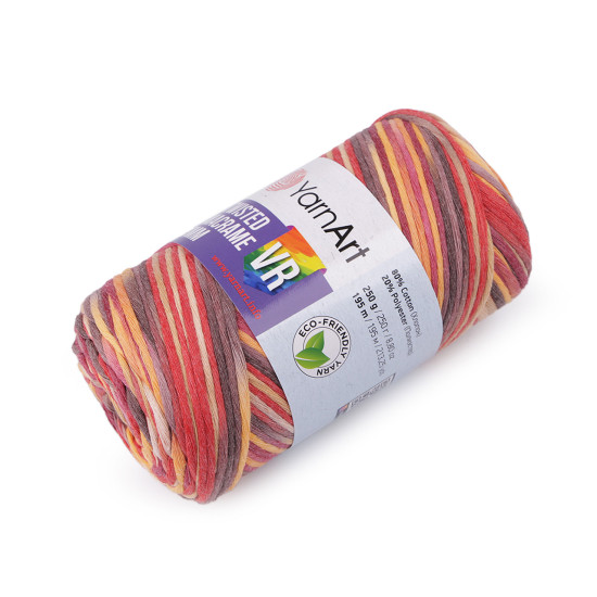 Włóczka twisted macrame 250 g do rozczesania - Fioletowy (4 Sztuki) Włóczka twisted macrame 250 g do rozczesania - Fioletowy (4 Sztuki)