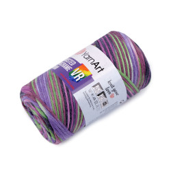 Włóczka twisted macrame 250 g do rozczesania - Fioletowy (1 Sztuka)