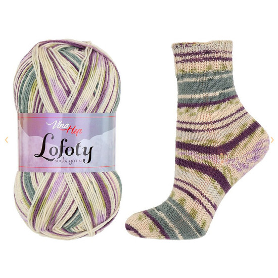 Hilo para calcetines con diseño propio 100 g lofoty - Beige claro (1 Pieza) Hilo para calcetines con diseño propio 100 g lofoty - Beige claro (1 Pieza)