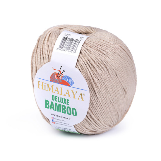 Pletací příze deluxe bamboo 100 g - Pink (1 Kus)