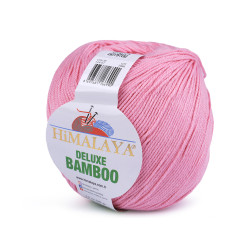 Pletací příze deluxe bamboo 100 g - Pink (1 Kus)