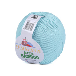 Pletací příze deluxe bamboo 100 g - Tyrkys sv. (1 Kus)