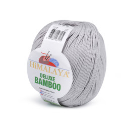 Pletací příze deluxe bamboo 100 g - Šedá nejsvětlejší (1 Kus)