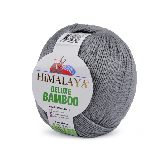 Pletací příze deluxe bamboo 100 g - Pink (1 Kus)