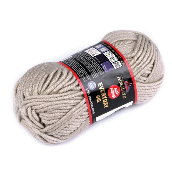 Priadza pletacia everyday big 100 g - Červená (5 Kusy)
