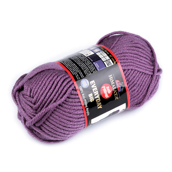 Priadza pletacia everyday big 100 g - Červená (5 Kusy)