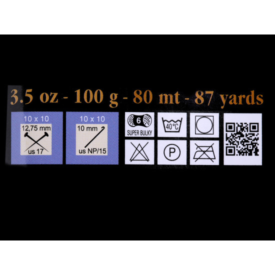 Priadza pletacia everyday big 100 g - Červená (5 Kusy)