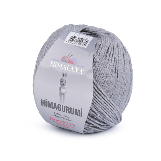 Himagururumi kötőfonal 50 g - Zavarosszürke (1 Darab) Himagururumi kötőfonal 50 g - Zavarosszürke (1 Darab)