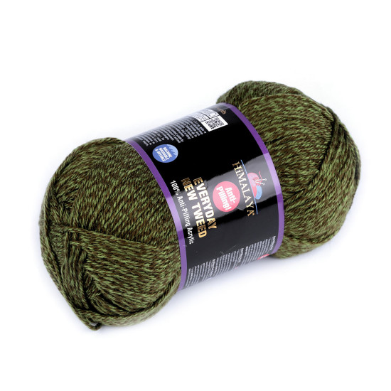 Příze pletací everyday new tweed 100 g - Modrá (1 Kus)