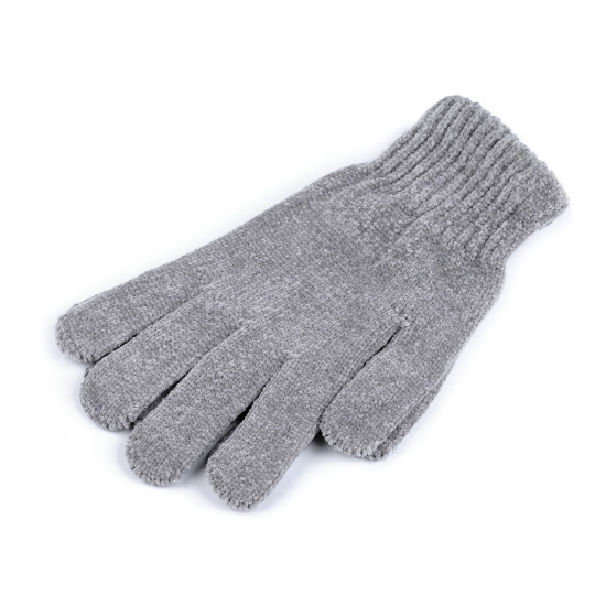 Gants chenille pour homme - Bleu fonçé (1 Paire) Gants chenille pour homme - Bleu fonçé (1 Paire)