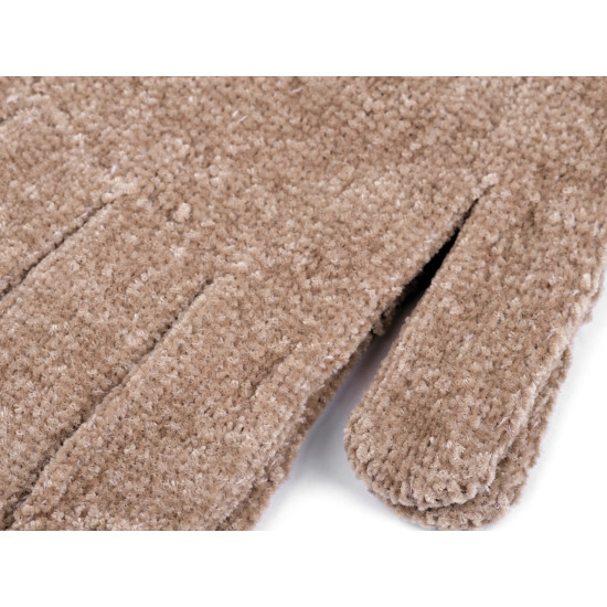 Gants chenille pour homme - Bleu fonçé (1 Paire) Gants chenille pour homme - Bleu fonçé (1 Paire)