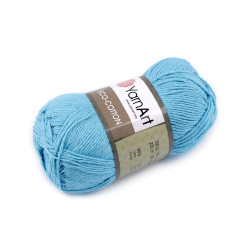Knitting yarn eco-cotton 100 g - Blue azure (1 Piece)