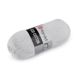 Knitting yarn eco-cotton 100 g - White (1 Piece)