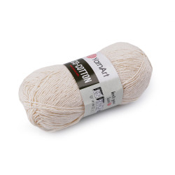 Knitting yarn eco-cotton 100 g - Lightbeige (1 Piece)