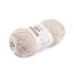 Knitting yarn eco-cotton 100 g - Beige (1 Piece)