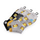 Men's cotton ankle socks beer - Gray (3 Pairs) Men's cotton ankle socks beer - Gray (3 Pairs)