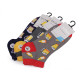 Men's cotton ankle socks beer - Gray (3 Pairs) Men's cotton ankle socks beer - Gray (3 Pairs)