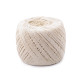 Bavlněná příze macrame ø1,5-2 mm rozčesávací - Bílá přírodní (3 Kusy) Bavlněná příze macrame ø1,5-2 mm rozčesávací - Bílá přírodní (3 Kusy)
