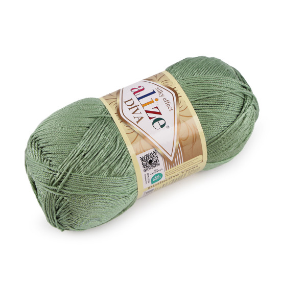 Włóczka alize diva 100 g - Zielony (5 Sztuki) Włóczka alize diva 100 g - Zielony (5 Sztuki)