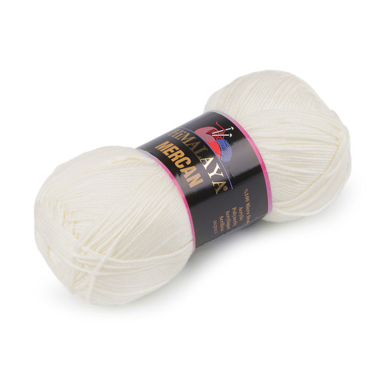 Pelote de laine mercan, 100 g - Bleu lumineux (1 Pièce) Pelote de laine mercan, 100 g - Bleu lumineux (1 Pièce)