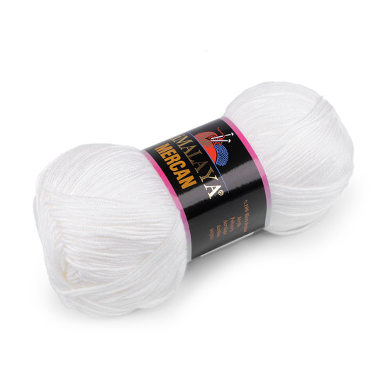 Pelote de laine mercan, 100 g - Bleu lumineux (1 Pièce) Pelote de laine mercan, 100 g - Bleu lumineux (1 Pièce)