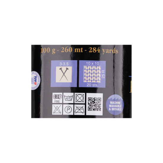 Pelote de laine mercan, 100 g - Bleu lumineux (1 Pièce) Pelote de laine mercan, 100 g - Bleu lumineux (1 Pièce)