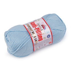 Knitting yarn everyday bebe lux 100 g - Forget-me-not blue (1 Piece)