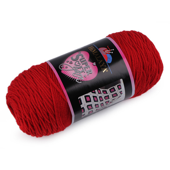 Włóczka super soft yarn 200 g - Czerwony (3 Sztuki) Włóczka super soft yarn 200 g - Czerwony (3 Sztuki)