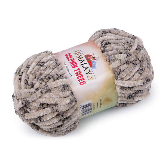 Chenille knitting yarn 100 g dolphin tweed - Lightbeige (1 Piece) Chenille knitting yarn 100 g dolphin tweed - Lightbeige (1 Piece)