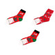 Christmas socks, emi ross - Red (3 Pairs) Christmas socks, emi ross - Red (3 Pairs)