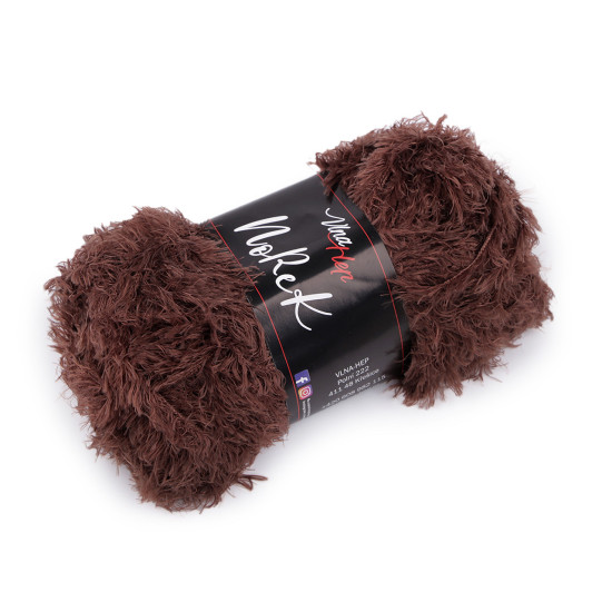 Knitting yarn mink 50 g - Brown (5 Pieces) Knitting yarn mink 50 g - Brown (5 Pieces)