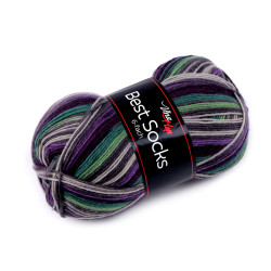 Hilo best socks para tejer 150 g - Morado oscuro (1 Pieza)