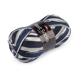 Hilo best socks para tejer 150 g - Gris azulado (1 Pieza)