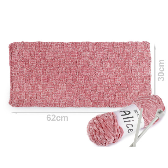 Chenille knitting yarn 100 g alice - Rusty brown (4 Pieces) Chenille knitting yarn 100 g alice - Rusty brown (4 Pieces)