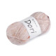 Pletacia mohérová priadza s nopkami dori 100 g - Béžová svetlá (1 Kus) Pletacia mohérová priadza s nopkami dori 100 g - Béžová svetlá (1 Kus)