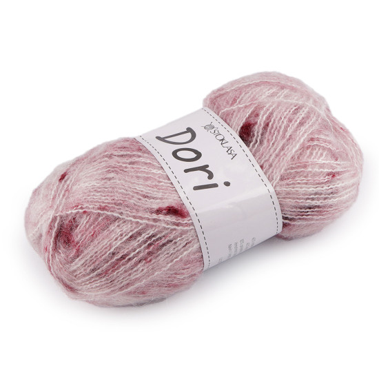 Pletacia mohérová priadza s nopkami dori 100 g - Béžová svetlá (1 Kus) Pletacia mohérová priadza s nopkami dori 100 g - Béžová svetlá (1 Kus)