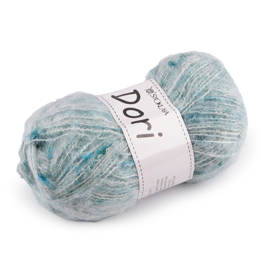 Pletacia mohérová priadza s nopkami dori 100 g - Béžová svetlá (1 Kus) Pletacia mohérová priadza s nopkami dori 100 g - Béžová svetlá (1 Kus)
