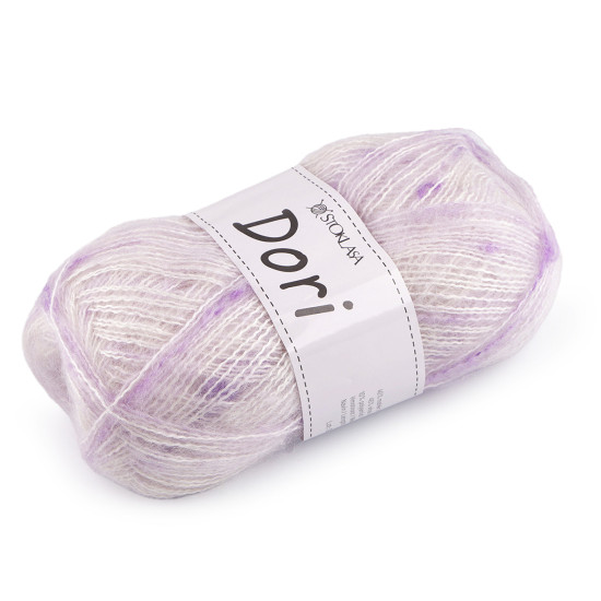Pletacia mohérová priadza s nopkami dori 100 g - Béžová svetlá (1 Kus) Pletacia mohérová priadza s nopkami dori 100 g - Béžová svetlá (1 Kus)