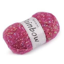 Mohair knitting yarn 100 g rainbow - Pink (1 Piece)