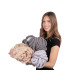 Chenille knitting yarn soft 250 g - Rusty medium (1 Piece) Chenille knitting yarn soft 250 g - Rusty medium (1 Piece)