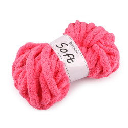 Chenille knitting yarn soft 250 g - Pink (1 Piece)