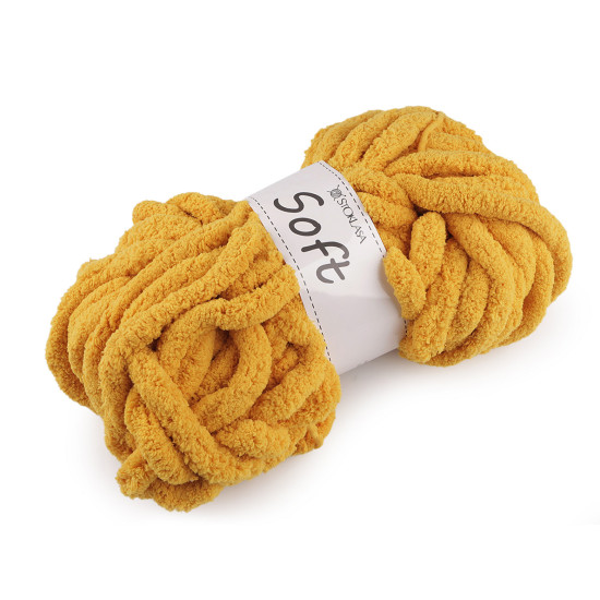 Chenille knitting yarn soft 250 g - Rusty medium (1 Piece) Chenille knitting yarn soft 250 g - Rusty medium (1 Piece)