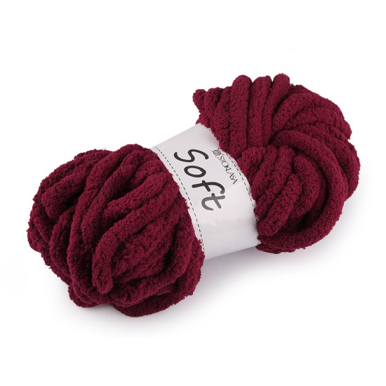 Chenille knitting yarn soft 250 g - Rusty medium (1 Piece) Chenille knitting yarn soft 250 g - Rusty medium (1 Piece)