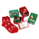 Caja de hojalata con calcetines navideños emi ross© - Mezcla aleatoria (9 Pares) Caja de hojalata con calcetines navideños emi ross© - Mezcla aleatoria (9 Pares)