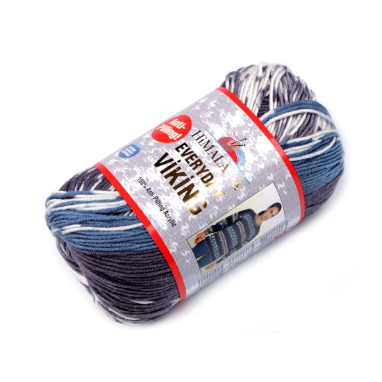 Hilo para tejer everyday viking, estampado multicolor, 100 g - Beige (1 Pieza) Hilo para tejer everyday viking, estampado multicolor, 100 g - Beige (1 Pieza)